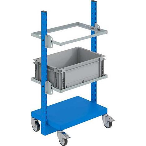 Carrello con cassetti - 2 piani 635x450mm - Carico max 200kg - Compatibile con contenitori Europe - W020050020/P
