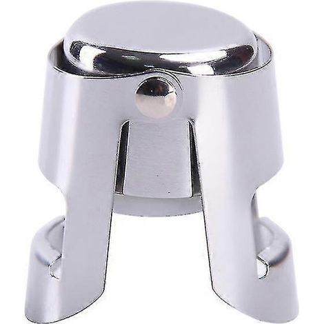10 Pcs Champagne Stopper With Stainless Steel, Professional Bottle Sealer For Champagne, Cava