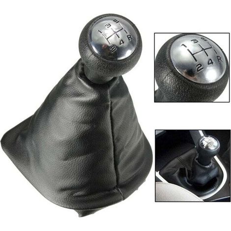 5 Vitesses Pommeau de Levier de Vitesse , XU,avec Soufflet Compatible pour Peugeot 307, produit qualité supérieure, durable et fiable, matériaux sélectionnés, conforme normes - KZQ (1/4)