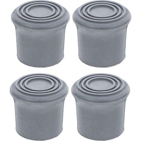 4 embouts de rechange en caoutchouc pour chaise de douche, tabouret de bain, chaise de toilette et canne de marche (1/5)