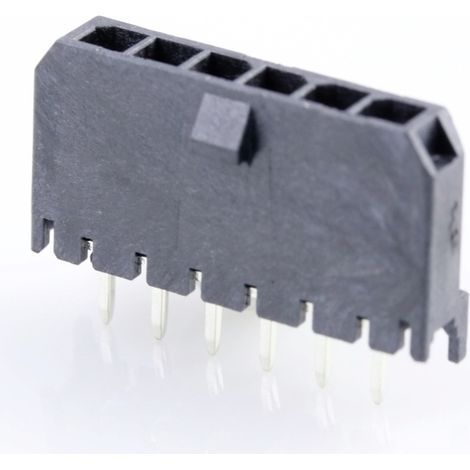 Molex Barrette mâle encastrable (standard) Nbr total de pôles 6 Pas: 3 mm 436500627 1 pc(s) Tray