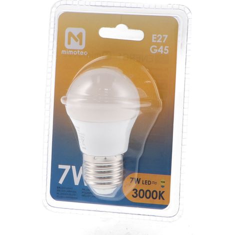 IluminaShop - Bombilla LED E27 G45 7W IP20 Blanco Frio 6500K (1/3)