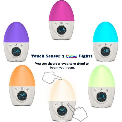 Alarm Clock for Kids, Glowing Alarm Clock, Dual Alarm Clocks, 5 Nature Ringtones, Sleep Timer, Help kids fall asleep and stay in bed longer (1/3)