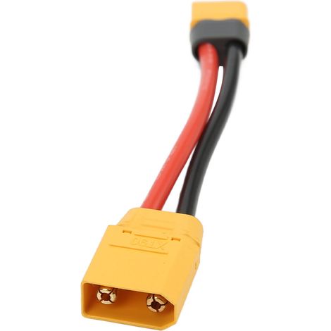 XT60H Stecker auf XT90 Stecker Adapter mit 12AWG Kabel für RC LiPo Akku (Ersatzteil für DIY-Montage) (1/5)