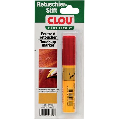 Clou Retuschierstift eiche mittel Holzpaste & Holzkitt (1/3)
