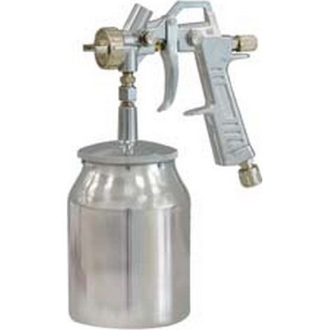 Pistola aerografo serbatoio inferiore - Ugello: mm 1,8