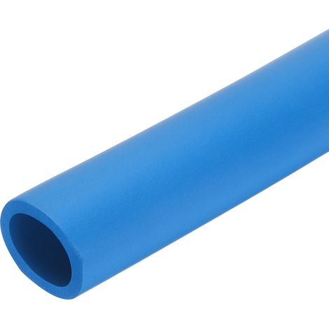 Tube d'Isolation en Mousse 50cm, Conduits Isolants Conservation Chaleur ID 28mm OD 38mm, Isolant Tuyau Caoutchouc Extérieur pour Support Poignée Chauffage Tube Climatisation, Bleu (1/5)