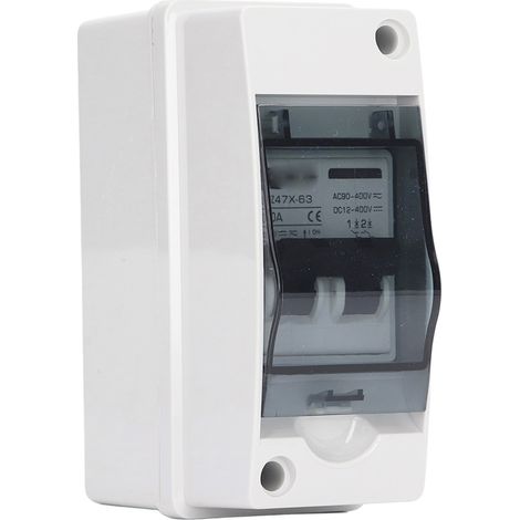 DC 2P 10A IP65 wasserdichter PA66-Leistungsschalter/Trennschalter für Photovoltaik-Solaranlagen AC90-400V DC12-400V (1/5)