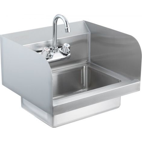 Lave-Mains avec Robinet et Dosseret Latéral Lavabo Mural ou (1/5)