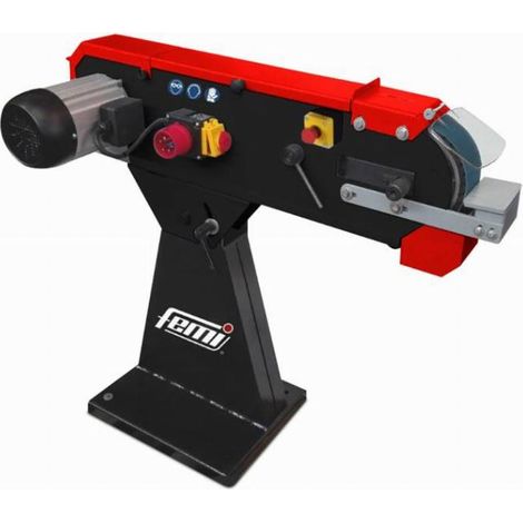 Horizontale Bandschleifmaschine FEMI mit Sockel - Dreiphasig 3000W Band 75x2000 mm - 8265030