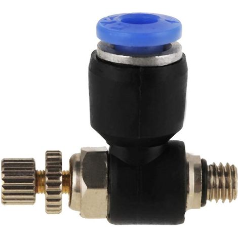 Raccord Pneumatique M5, 20 Pièces Vanne Vitesse Air OD 4mm (1/5)