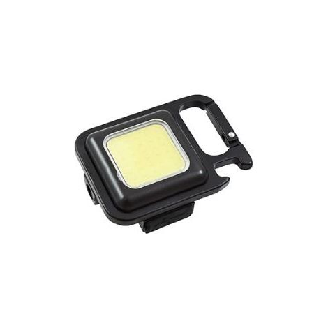 HEPO.LINTERNA LED RECARGABLE FRONTAL CUADRADA LLAVERO MULTIFUNCION