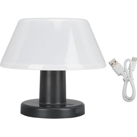 Lampe de Table solaire extérieure professionnelle IPX4 étanche haute luminosité 4 niveaux lampe de bureau solaire à intensité variable pour intérieur extérieur (1/5)