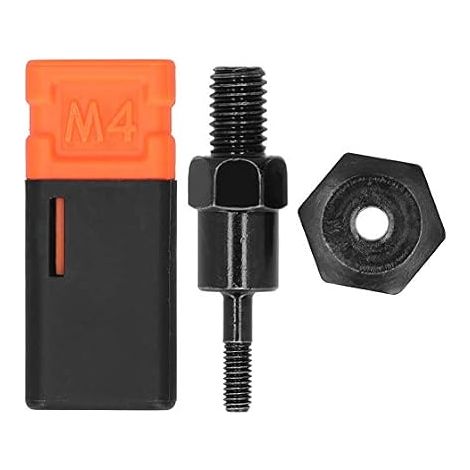 Riveter Gun Head, Replacement Chuck for Hand Nut Riveter Gun Accessories, Replacement Part for M4 Riveter Tip, Tools (1/5)