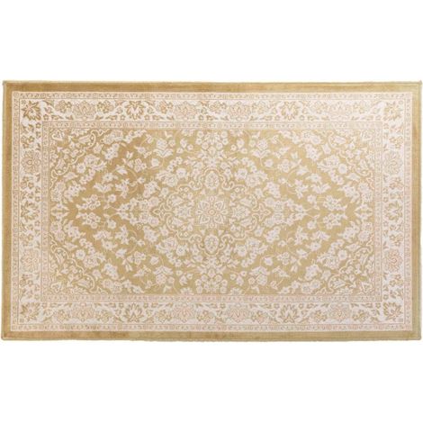 Tapis rectangle 68 x 110 cm viscose tissee irina Sans (1/5)