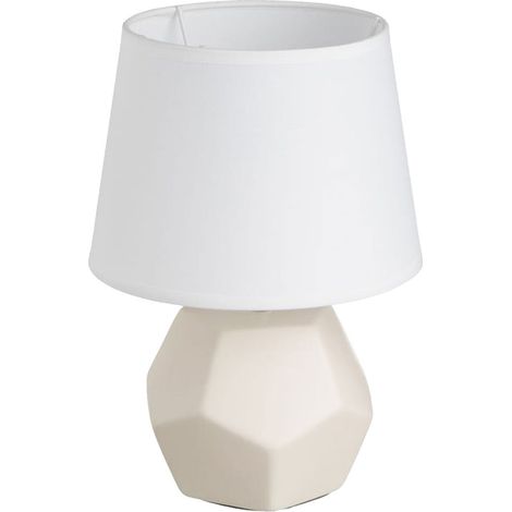 Lampe en céramique Beige 26 cm (1/5)