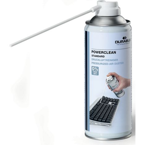 5796 Durable Powerclean Standard - Bombe dépoussiérante 400 ml (Livraison INTERDITE dans les DOM/TOM et CT)
