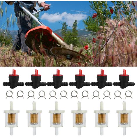 Kit serrage soupape + filtre carburateur – pour brosse de jardin et tondeuse