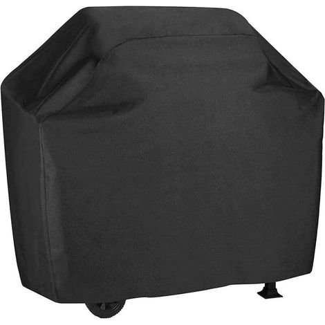 Housse de barbecue à gaz, robuste et imperméable, idéale pour les barbecues, résistante au vent, aux déchirures, aux intempéries et aux UV, avec sac de rangement (58 x 24 x 48 pouces) (1/4)