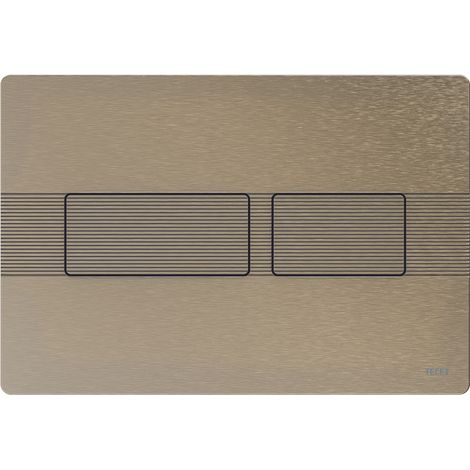 Placa de empuje para WC TECE TECEsolid, acero inoxidable, para la