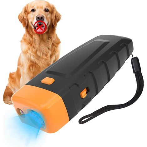 Antibell-Trainingsgerät — Wiederaufladbares Ultraschallgerät für Hunde — Bellkontrolle (sicher für Hunde und Menschen) (1/5)