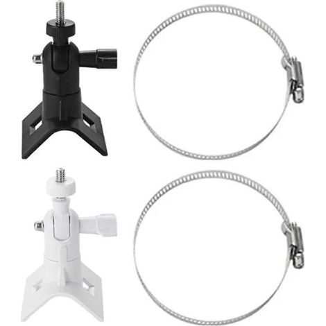 Collier de serrage réglable en acier inoxydable pour tuyau, support de montage pour poteaux tubulaires A-- (1/5)