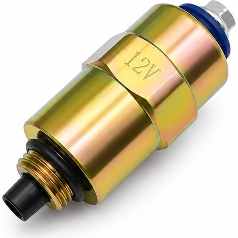 12V Electrovanne Pompe Electrovanne d'Arrêt Solénoïde de Coupure Carburant Compatible avec 7185-900W 9108-073A SRB854 pour Tracteur Voiture Camion Remplacement Vannes (1/5)