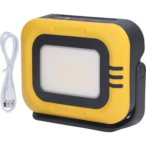 Lampe de travail LED portable rechargeable multifonctionnelle à énergie solaire et batterie (1/5)