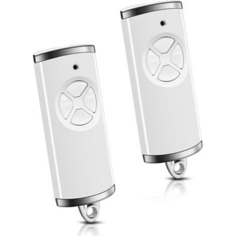 868,3MHz Télécommande Portail, Télécommande de porte de garage Compatible avec Hörmann bs HSM4 HSE2 HS1 HS4 HSZ1 HSZ2,Bip Portail de Garage - Blanc (Lot de 2) (1/5)