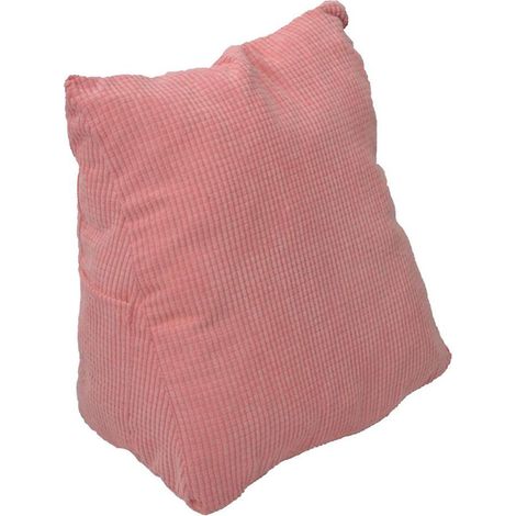Dreieckiges Sofakissen, Lesekissen für Zuhause oder Büro, Rosa (1/4)