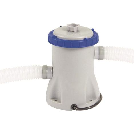 Pompe de filtration pour piscine hors sol, 220-240 V, 530 gallons, idéale pour les piscines hors sol. (1/4)