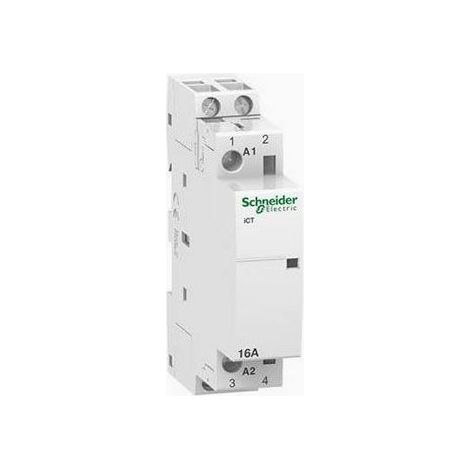 SCHNEIDER A9C22712 - Contattore iCT 2NA 16A comando 230-240Vca (1/4)