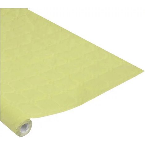 Nappe en papier Damasse 1.18 x 5 m Vitamina Tilleul