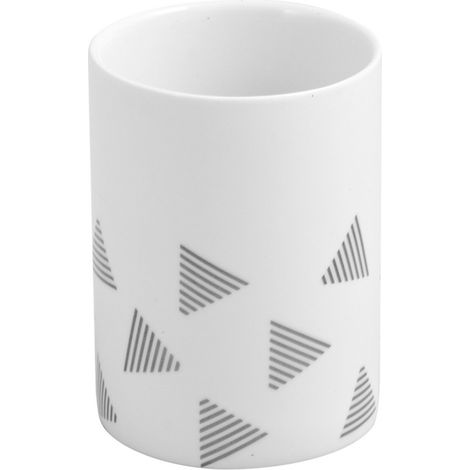 Taza de ba帽o AWD INTERIOR Valentino 1359, porcelana blanca (1/2)