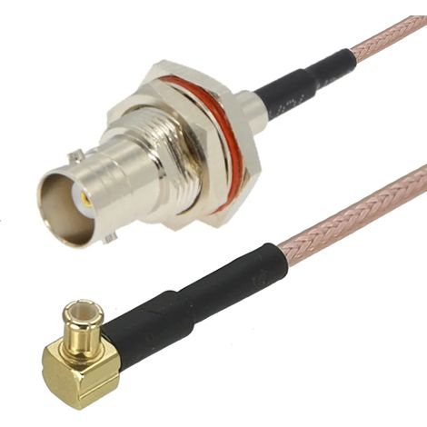 Conector MCX tipo pigtail / toma BNC BH 20cm v3