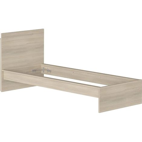 Struttura letto singolo 214x107 cm rovere - Pafo