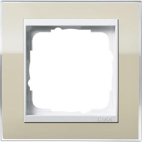 GIRA 0211773 CADRE DE FINITION 1 POSTE POUR BLANC EVENT CLAIR SAND
