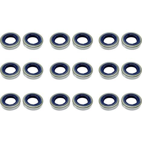 C·T·S Lot de 9 joints d'huile compatibles pour Hus Qvarna 61 66 266 268 272 250R 252RX K760 Jonsered 625 630 remplace Hus qvarna 503260204 (1/5)