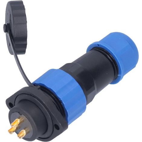 Connecteur d'alimentation aéronautique étanche IP68 à bride, adaptateur industriel AC380V SP203 broches (380