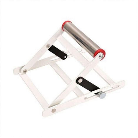 Support de scie circulaire sur table, hauteur réglable, stable et robuste, pour atelier et chantier, ajustement rapide, base pliable, compatible avec scies portatives, précision et sécurité accrues. (1/5)