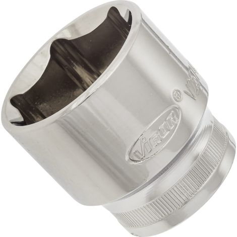 VIGOR Steckschlüsseleinsatz, 1/2 (12,5 mm) Vierkant hohl, Außen Sechskant Profil, SW 32 mm (1/2)