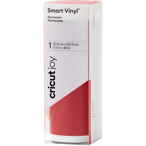 CRICUT SMART VINYL PERMANENT JOY 14X122CM 1 SHEET (MAT RED)