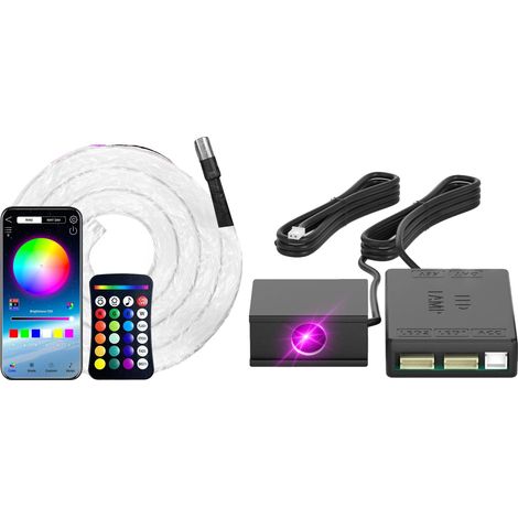 Kit di luci a stella, telecomando, attivazione sonora, 300 pezzi 2 m (1/2)