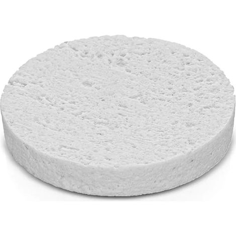 Porta sapone da appoggio bianco in resina effetto pietra Matera (1/2)