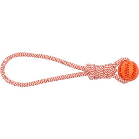 Juguete para perros, pelota dispensadora de premios, pelota para buscar comida, juguete para mascotas, 1 naranja (1/5)