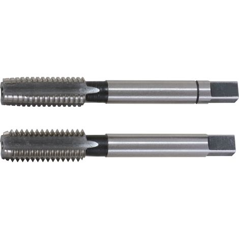 Juego de machos de roscar manuales KS TOOLS HSS - MF18 x 2 mm - Desbaste y acabado - 2 piezas - 331.1122 (1/2)