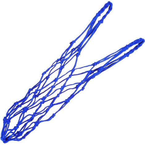 Filet D’alimentation pour Poulets en Nylon Bleu, Tressé Mangeoire Pratique pour Bétail, Paquet à Légumes Suspendu, Robuste et Portable (1/5)