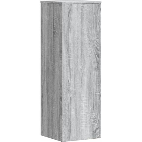 Supporto per piante portafiori Sonoma 33 x 33 x 100 cm legno ingegnerizzato grigio 020045176
