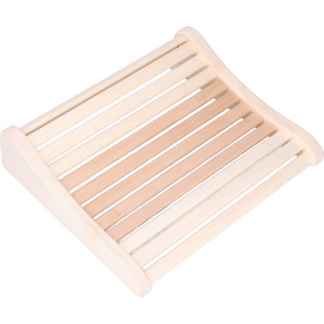 Kopfkissen S1011B für Wintersauna, zweifarbiges Holzkissen, Rückenlehne für Dampfbad und Trockensauna (1/5)