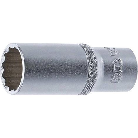Douille pour Clé 12,5 mm (1/2) Longue 22 mm - Douze Pans - Précision et Durabilité, Acier, Pro - D-Work (1/5)